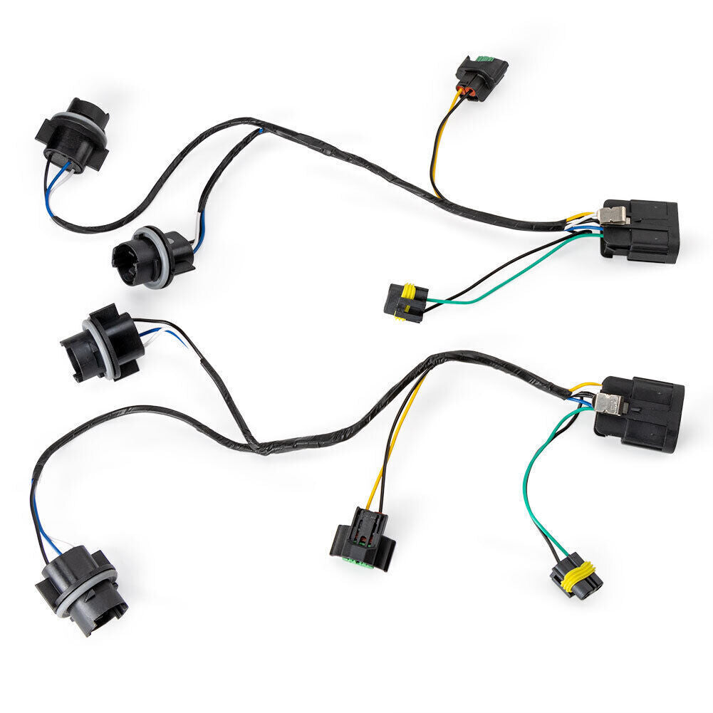 2PCS Headlamp Wiring Harness Fits for Chevrolet Silverado 3500 2008-2014 645-745
