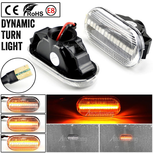 Dynamic Side Marker Turn Light for Nissan Camiones Dualis Frontier Fairlady Note