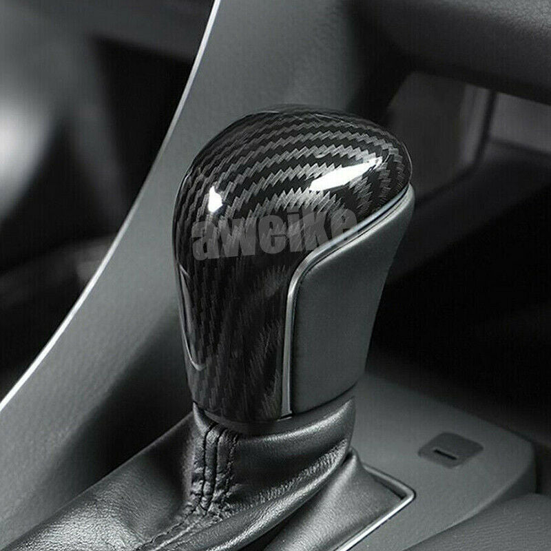 for Toyota for Corolla 20-2024 Carbon Fiber Look Inner Gear Shift Knob Cover Trim 1X