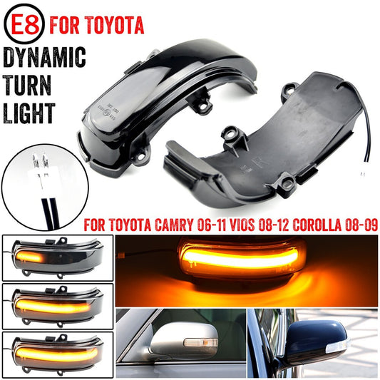 Dynamic LED Side Marker Turn Signal Light for CAMRY VIOS for Corolla 2006-2012