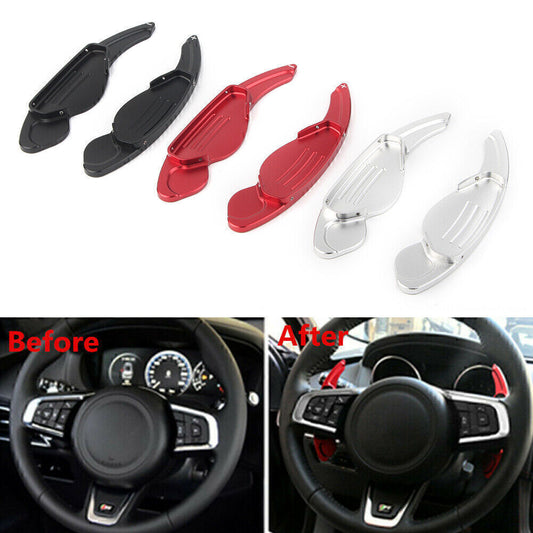 Steering Wheel Shift Paddle Shifter Transfer Extension Fit for Land Rover for Jaguar BLK