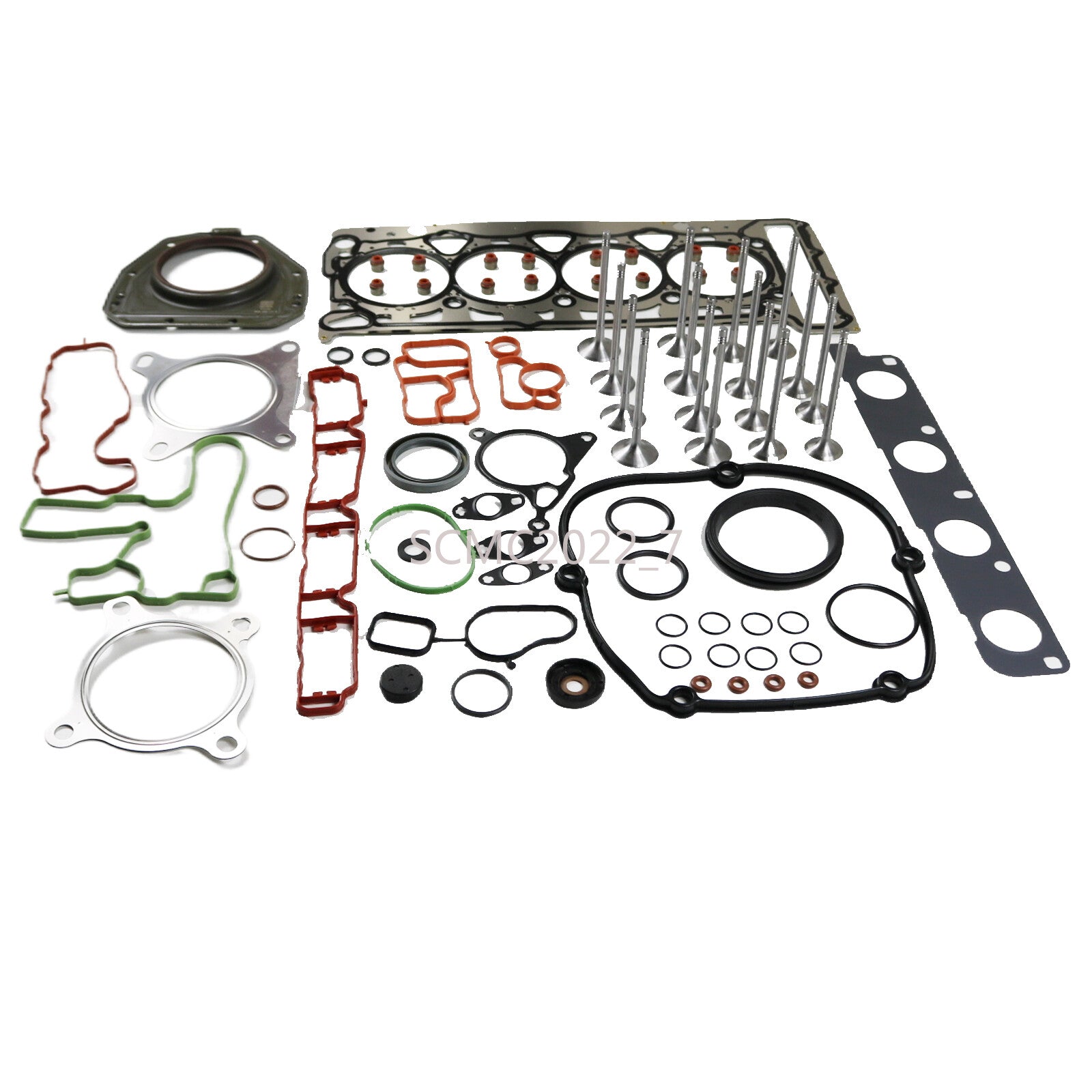 Engine Gasket Seal Set w/Valve for VW for Jetta GTI for Passat for AUDI A4 A5 Q5 CCZA CCTA