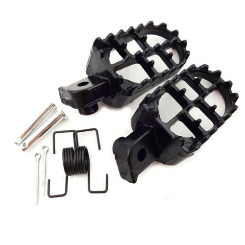 2-Piece CNC Universal Motorcycle Bicycle Wide Foot Spike Rear Set for Pedals and Racing Cars