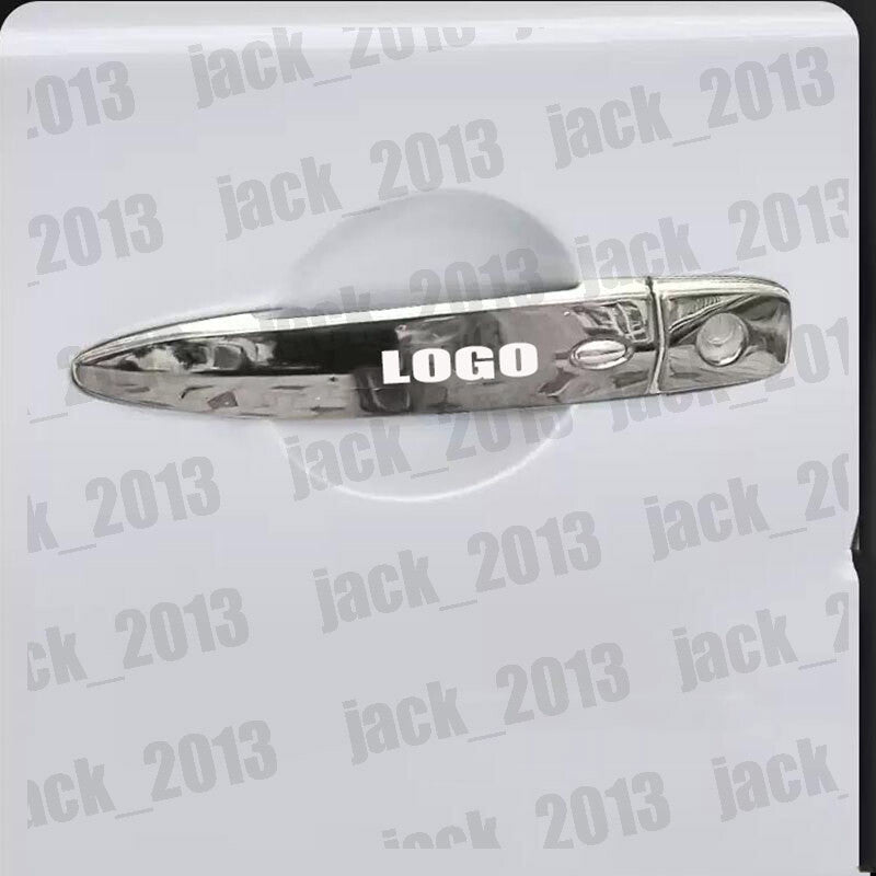 silvery stainless For 2013-2019 for Nissan Sentra Side for Smart Door Handle Covers Trim
