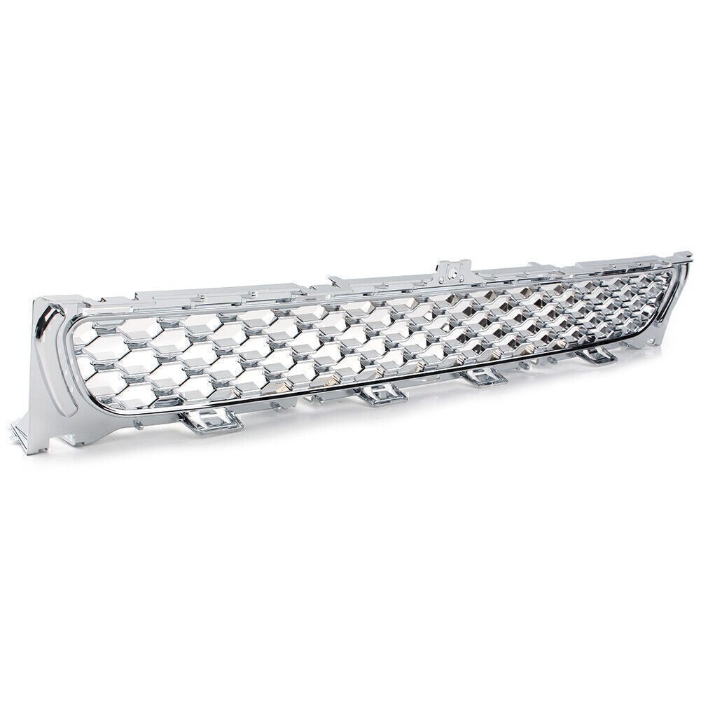 1x Silver Front Lower Bumper Grille Mesh Grill For 2016-2021 2019 2018 for Jaguar XJ