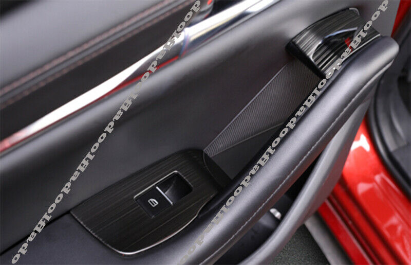 for Mazda CX-30 2020-2022 Black Car Window Lift Panel Switch Moulding Cover Trim