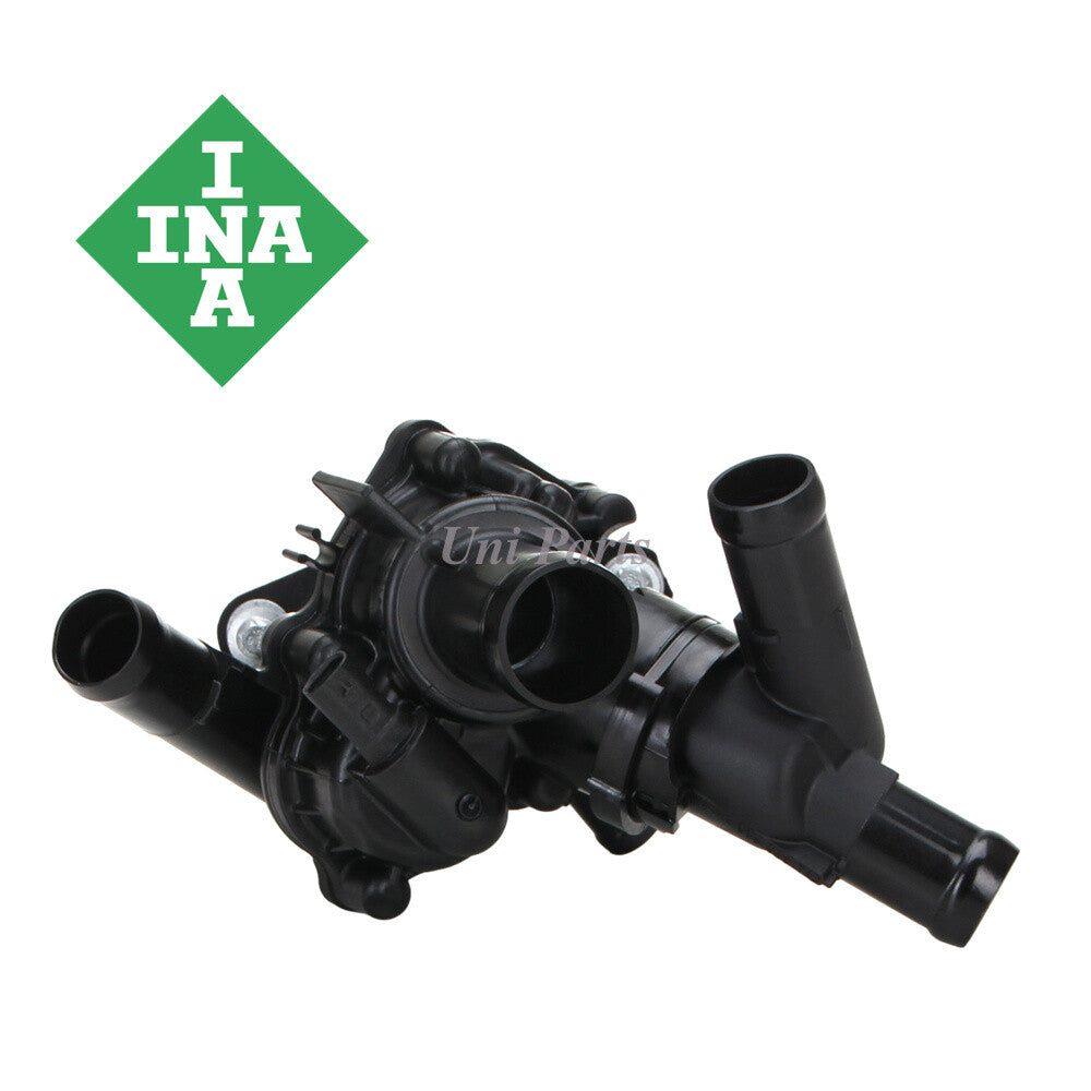 Equipment Manufacturer (INA) Thermostat A2702002200 for Mercedes GLA250, GLA45, and AMG models with a 2.0L base.