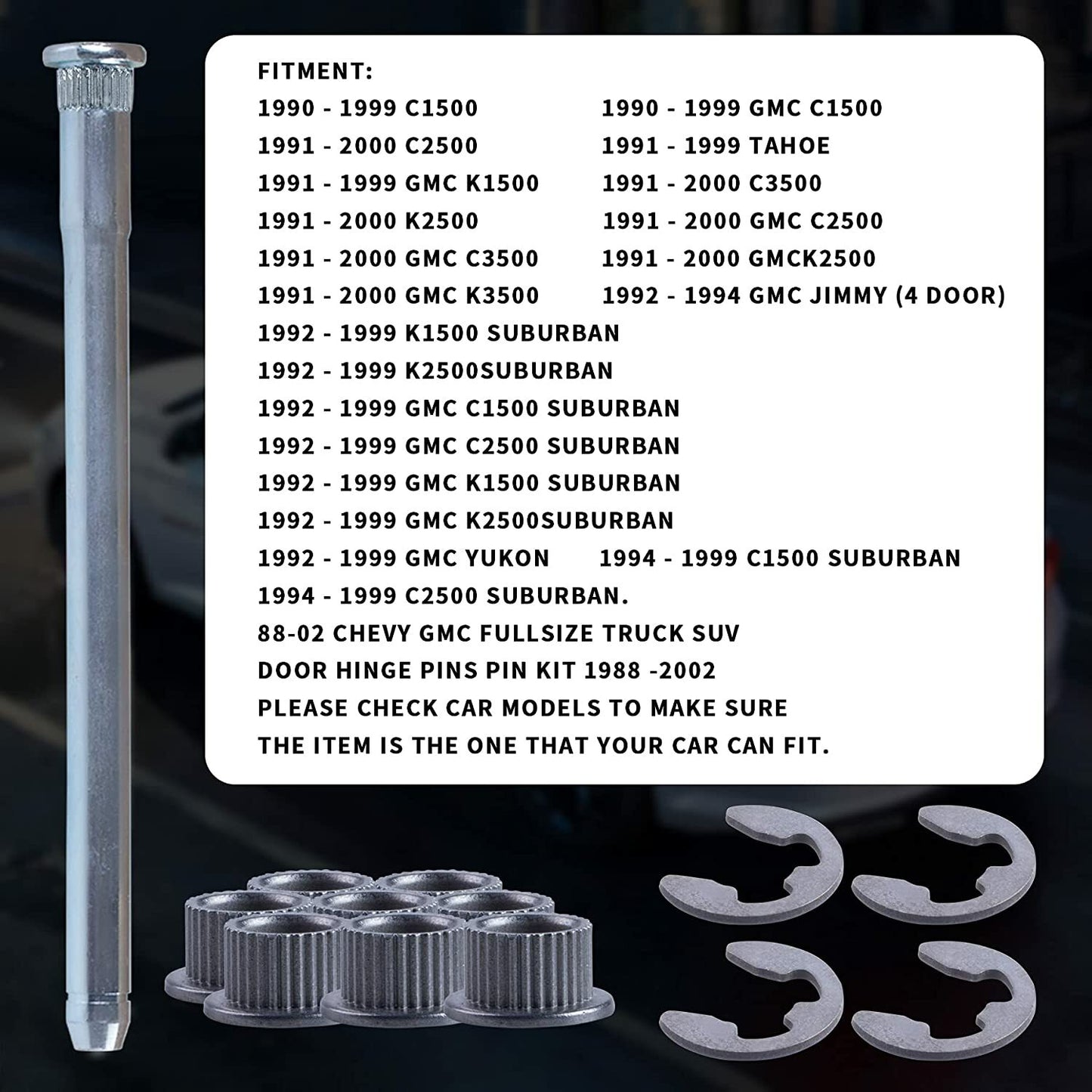 Door hinge needle roller door hinge pin repair kit suitable for Chevrolet for GMC full-size truck SUV