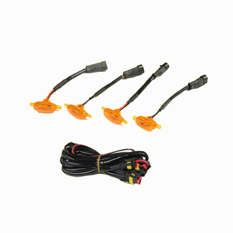 for Ford Explorer 2020-2024 yellow Style Front Grill LED Marker Light Kit