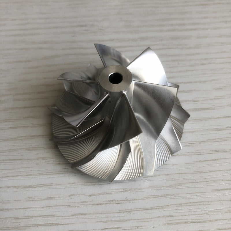 MGT22260DSL Reverse 45.67/59.40 mm 6+6 Blade Performance Billet Compressor Wheel