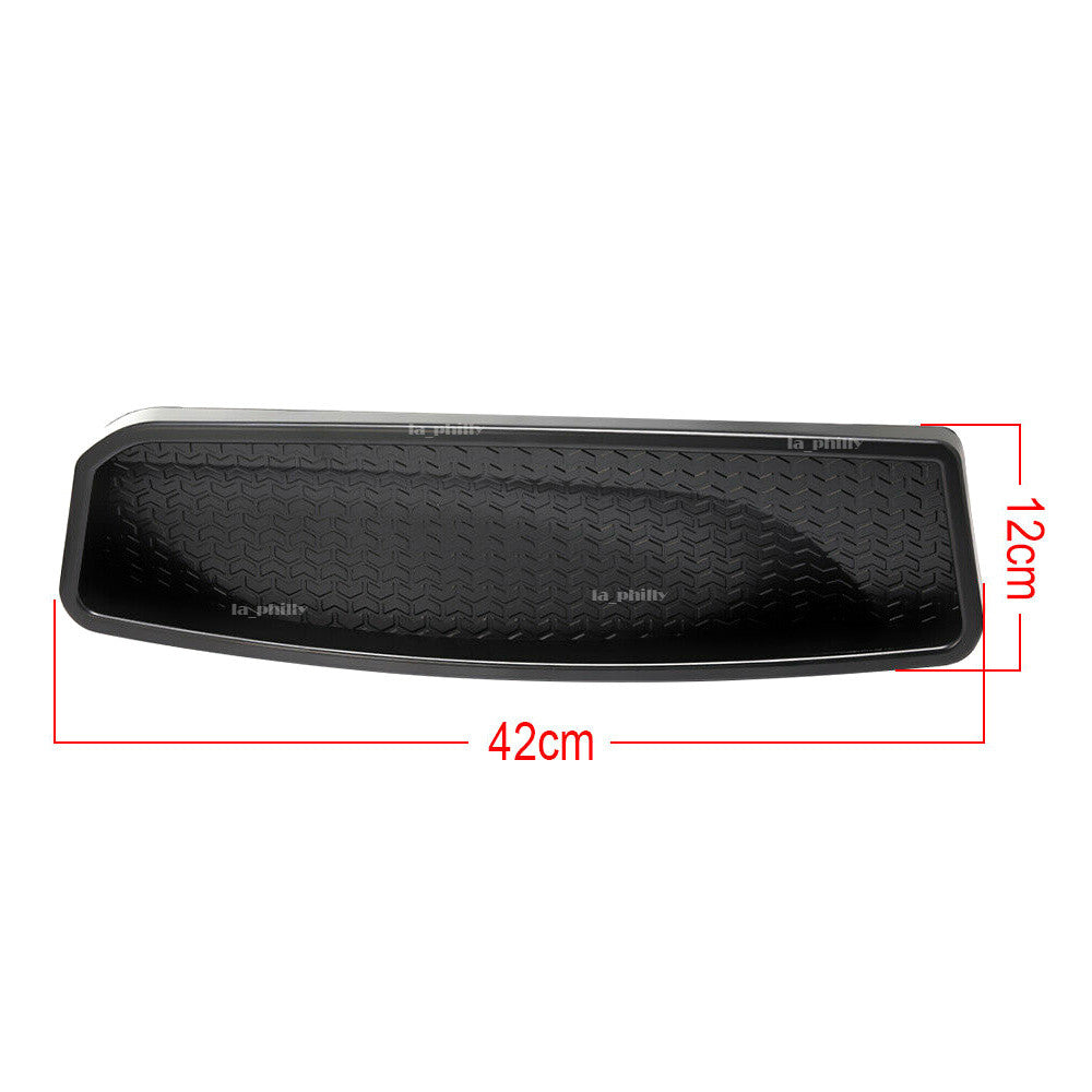 Dashboard Dash Phone Storage Box Cover Trim ABS for Jeep for Wrangler 2011-2017 JK