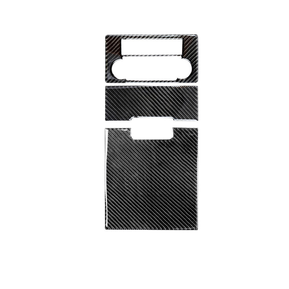 Carbon Fiber Interior Rear Air Outlet Cover Trim for Toyota Highlander 2008-2013