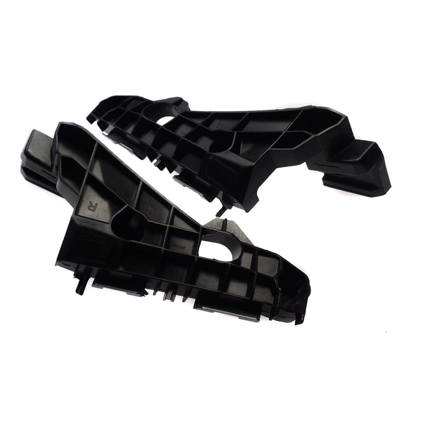 A pair of bumper bracket holders for left and right sides, suitable for Lexus IS250 IS350 V6 2014-2016.