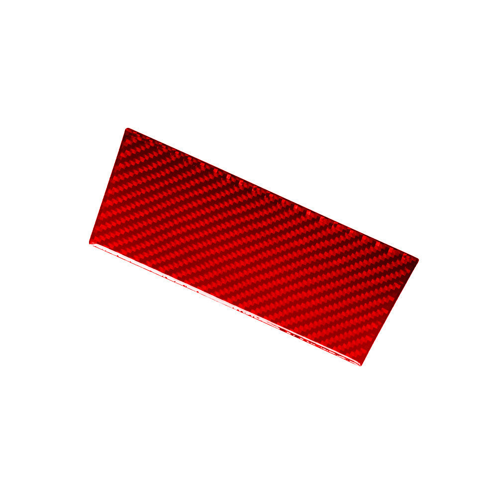 Red Carbon Fiber Below Center Armrest Cover Trim for Jeep for Wrangler 2007-2010