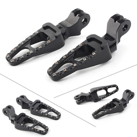 Rear Black Foot Pegs Footrests for Thunderbird Storm 2010 2011-2014 Adventurer