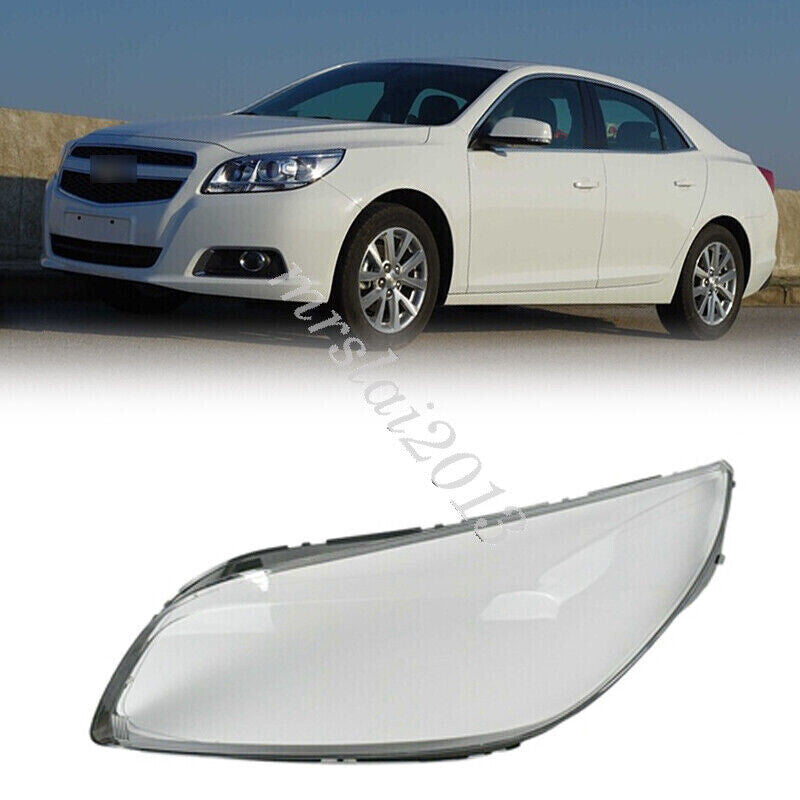 Left Front Headlamp Headlight Lens Cover For 2013 2014 2015 Chevy Malibu LT LTZ