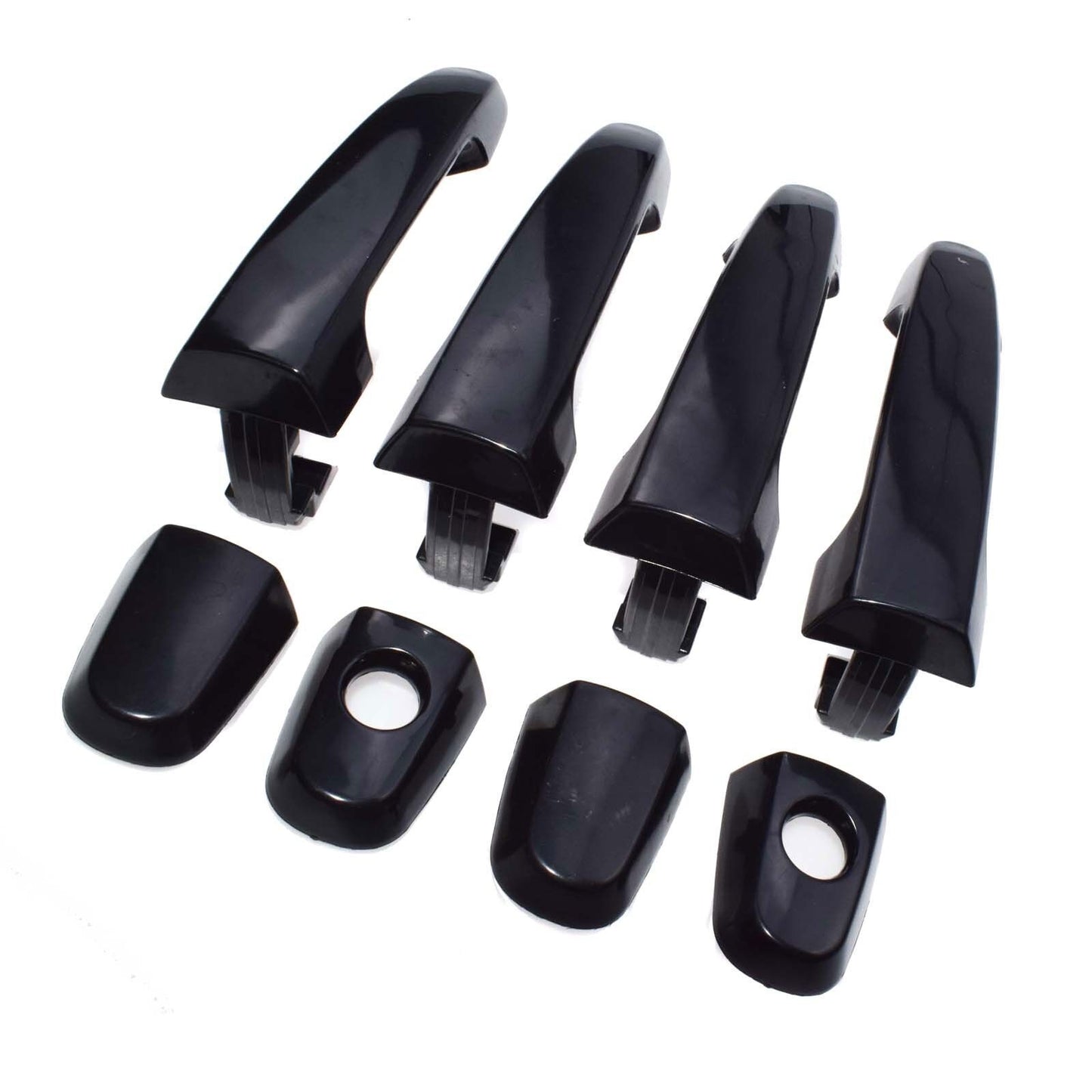 for TOYOTA for Camry Outside Door Handle Front Rear Left Right Smooth Black New 4pcs