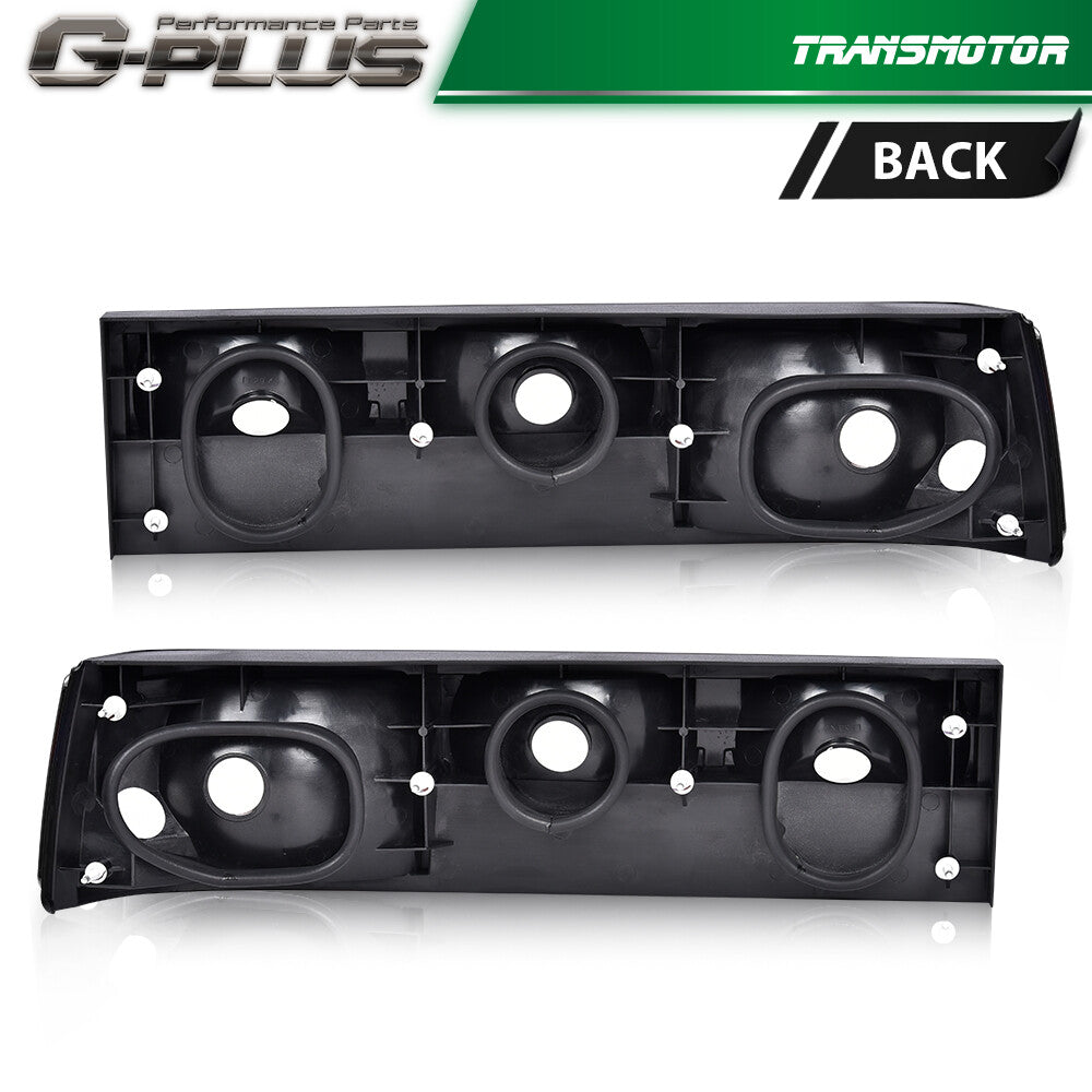The smoked lens taillights do not include bulbs suitable for Ford Mustangs from 1987 to 1993.