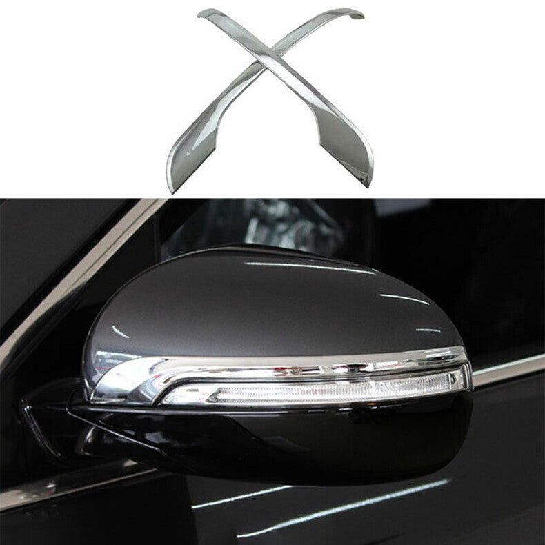 for Kia Sorento 2016-2020 Chrome Car Rear View Side Door Mirror Strip cover Trim