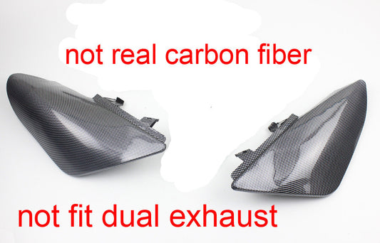 Carbon Fiber Color Plastic Rear Side Covers Panels for Honda CRF50 XR50 bike SSR