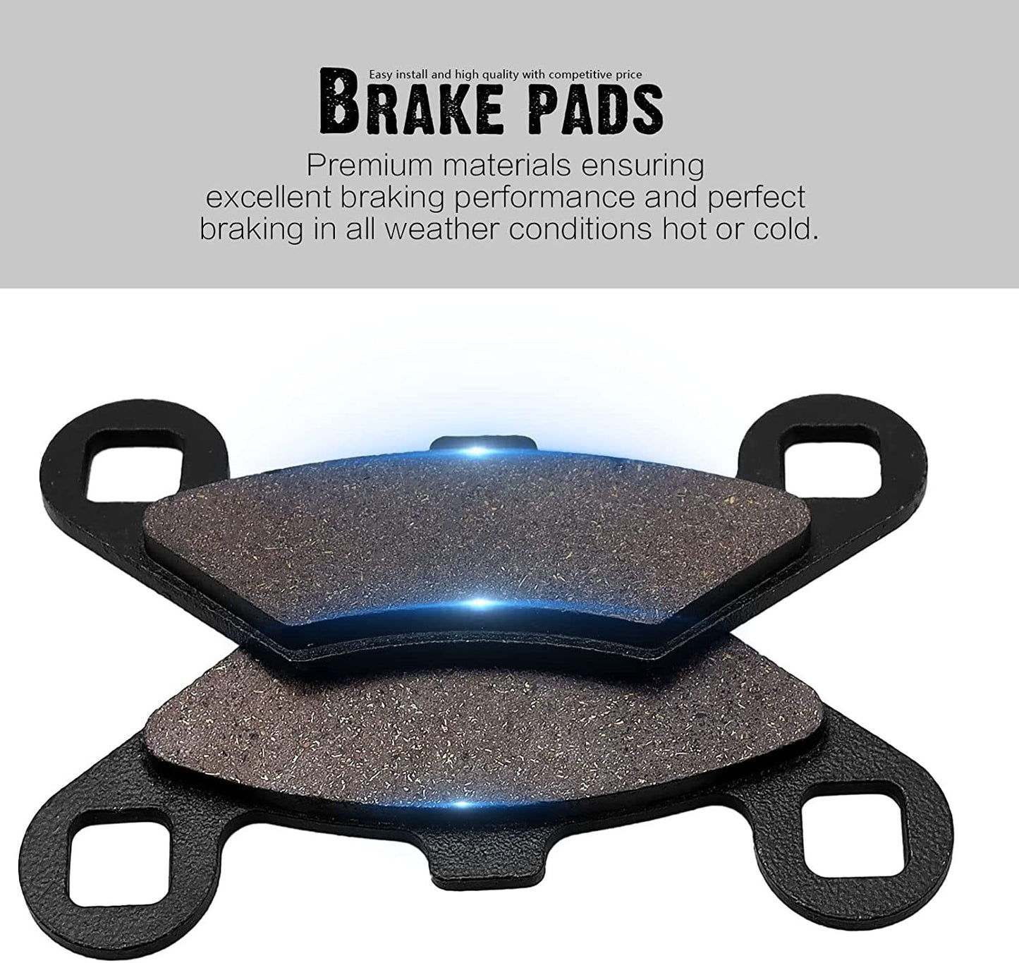 Brake Pads for Polaris RZR 800 2008-2014 RZR S 800 RZR 800S 2009-2014 RZR 570