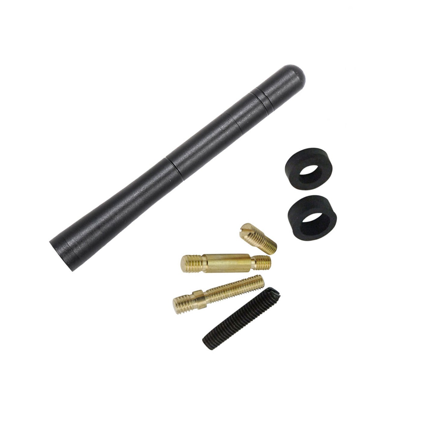 1pc Universal Car Antenna Mast Short Carbon fiber style 4.7 Inch