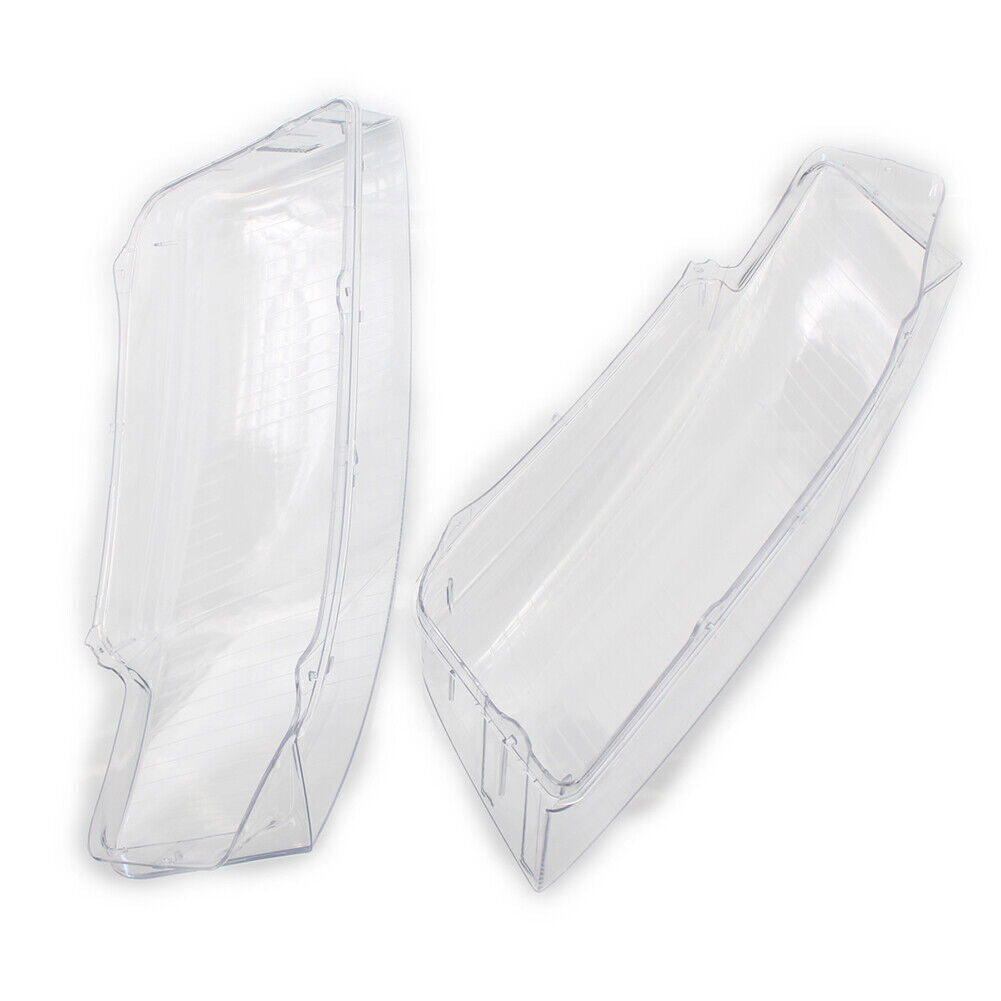Headlight Head Lamp Lens Cover Left + Right Set for Audi A4 B6 2002-2005 2PCS