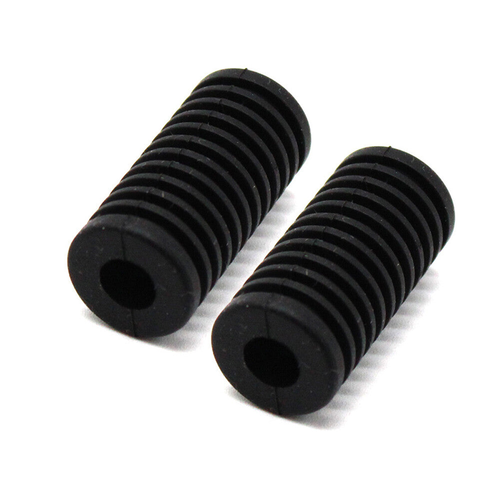 2x Gear Shifter Lever Shift Pedal Kick Foot Pegs Cover Pad Rubber Motorcycle