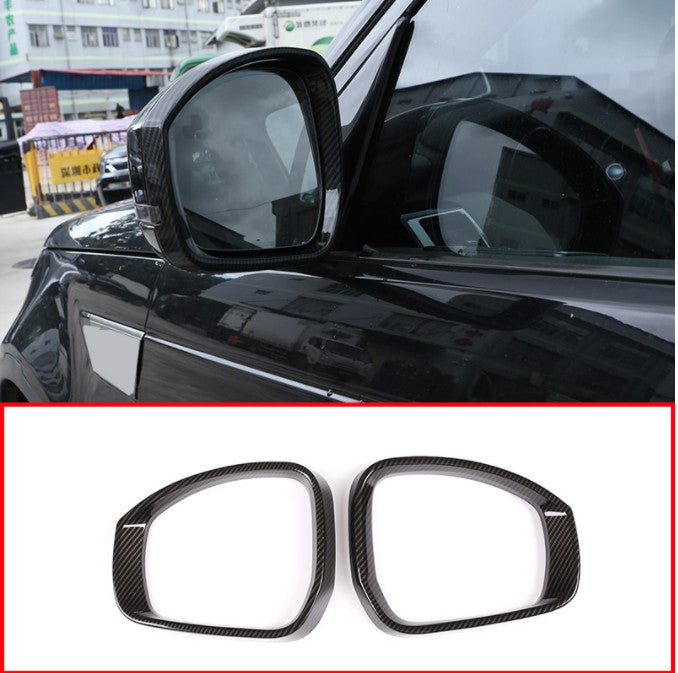 Red carbon fiber electronic parking brake switch frame trim for Corvette C8 2020-23