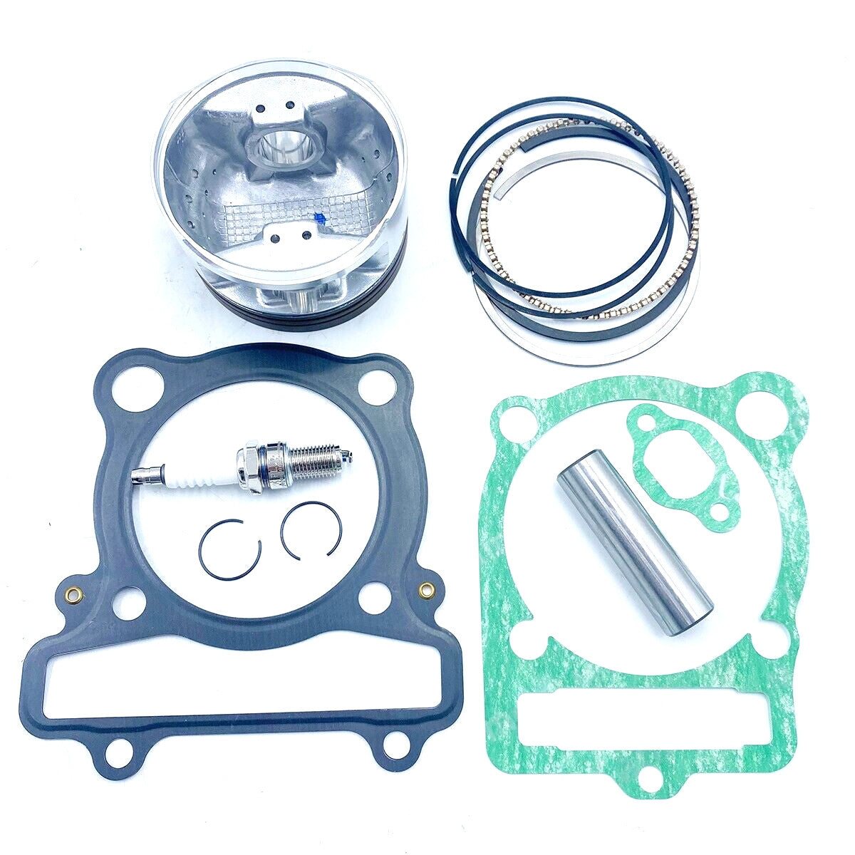 Piston Rings Gasket Spark Plug Kit Set for Yamaha Raptor350 YFM350R SE 2004-2013