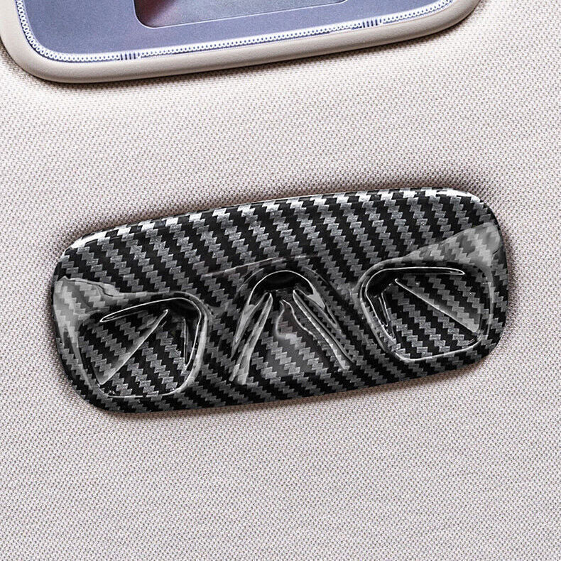 for Kia Carnival 22-2024 Carbon Fiber ABS Third Row Reading Light Cover Trim 1PC