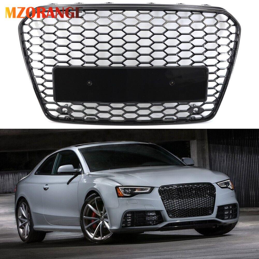 F¨¹r for Audi A5 RS5 2013-2015 K¨¹hlergrill Frontgrills Gl?nz Schwarz 8T0853651K NEU