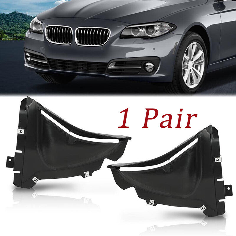 Engine splash guards on the left driver and right passenger sides are suitable for 2011-16 for BMW 5 Series.