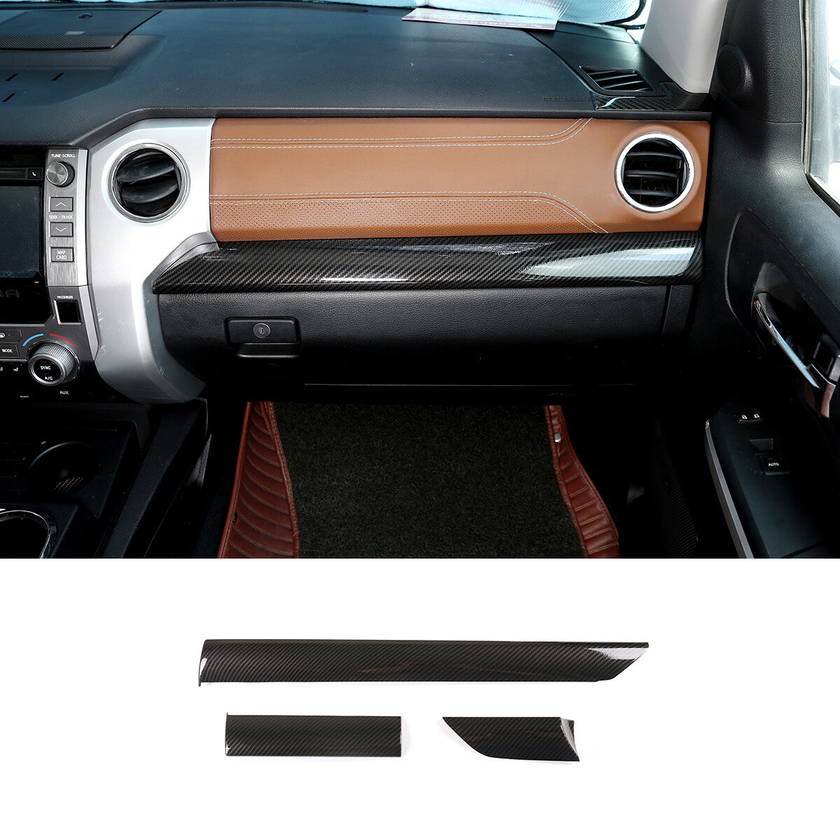4-Piece Roof Side Light Decorative Caps with Smoked Covers, ABS, Suitable for Hummer H2 (2003-2009)