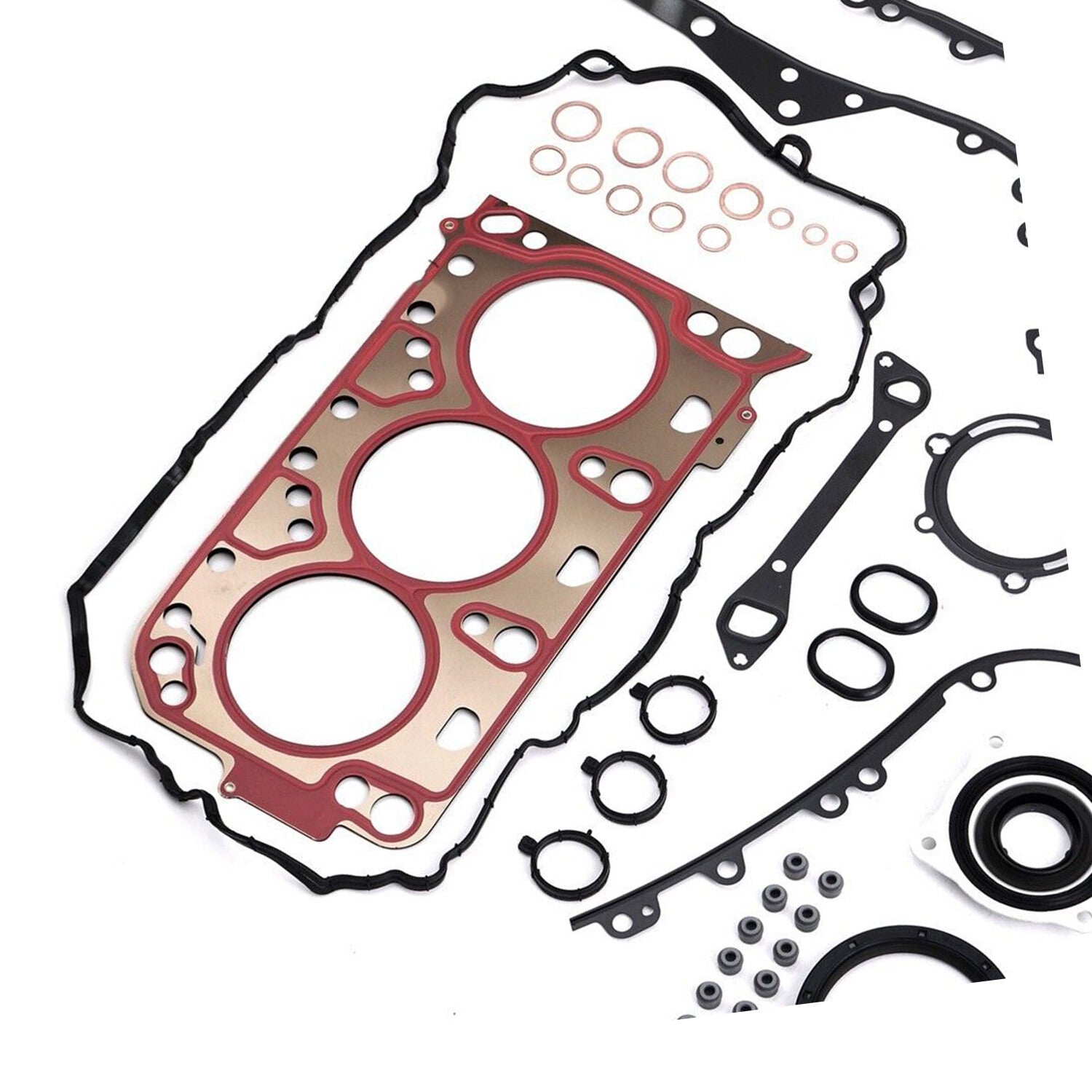 Engine Gasket Pistons Overhaul Rebuild Kit for Porsche Macan for Panamera S 3.0T V6
