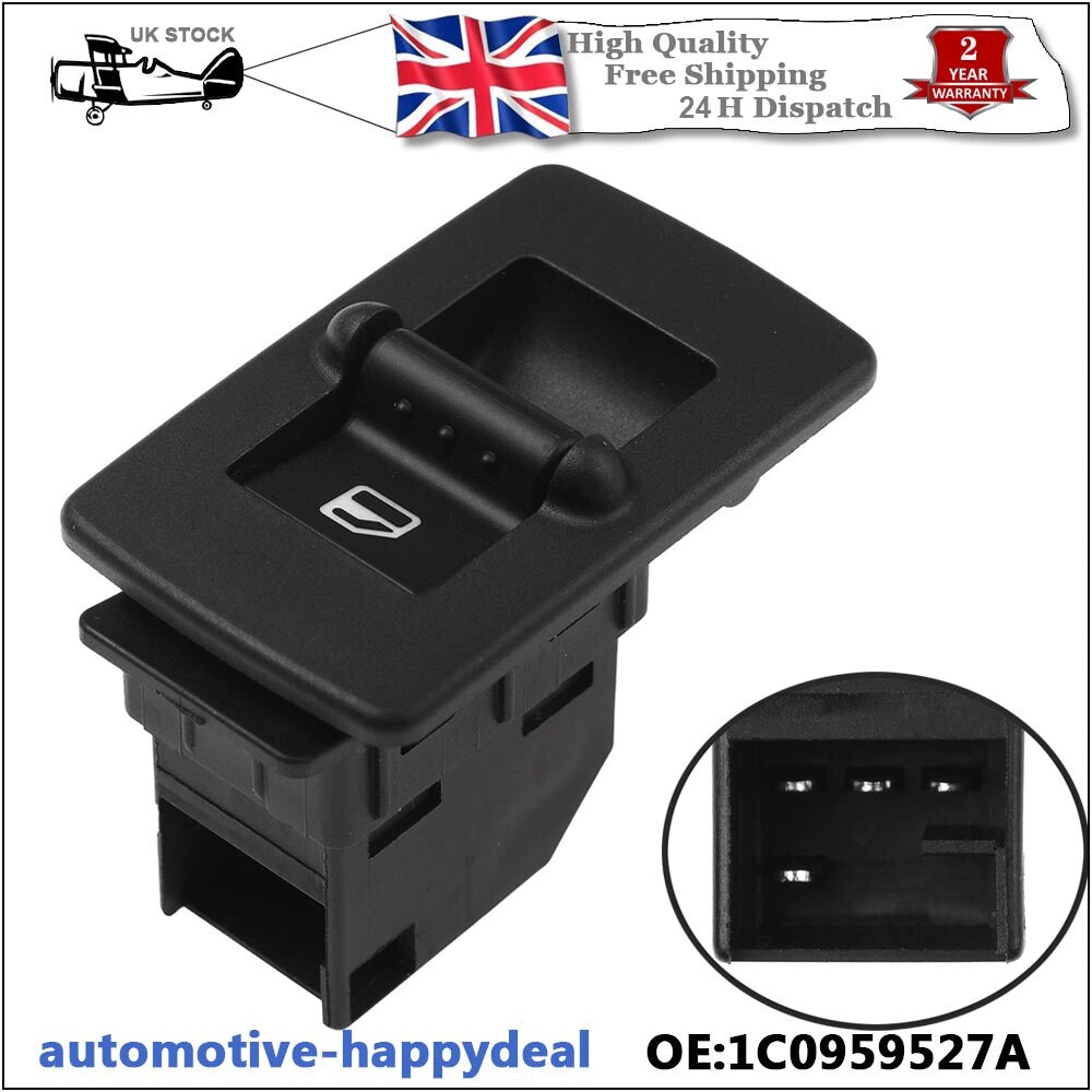 Electric Power Window Switch Passenger Side 1C0959527A for VW Beetle 1998-2010
