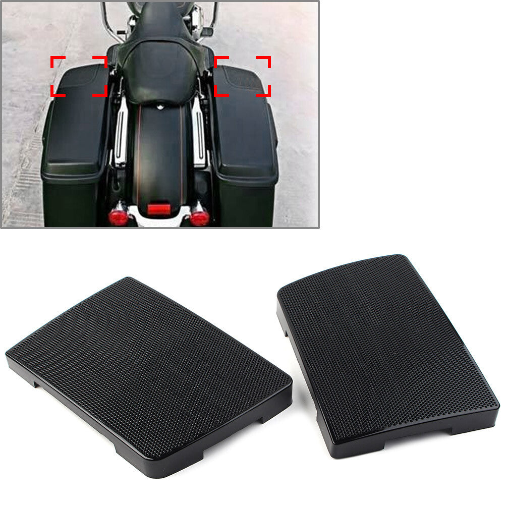 Fit for Harley Street Road Electra Glide Saddlebag Lid Speaker Grills Covers 6X9