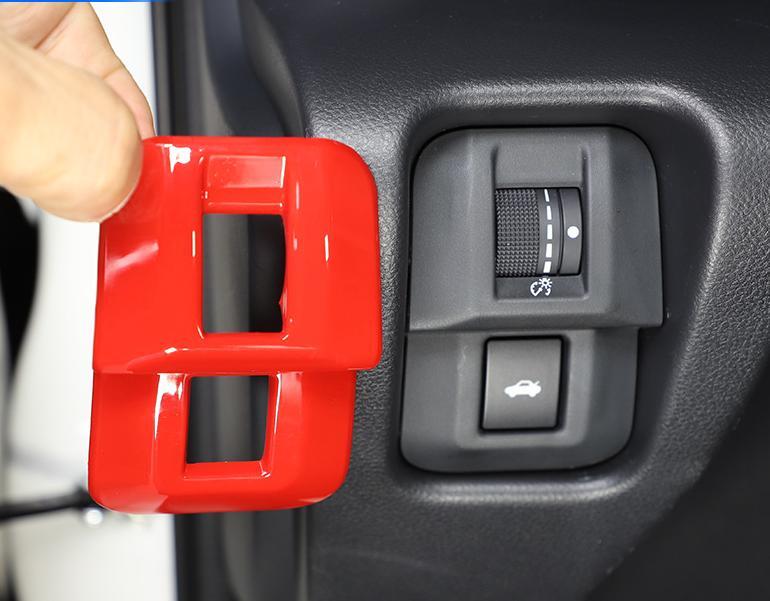 for Toyota GR86/ for Subaru BRZ 2022-2023 Red ABS Boot Tailgate Switch Cover Trim 1x
