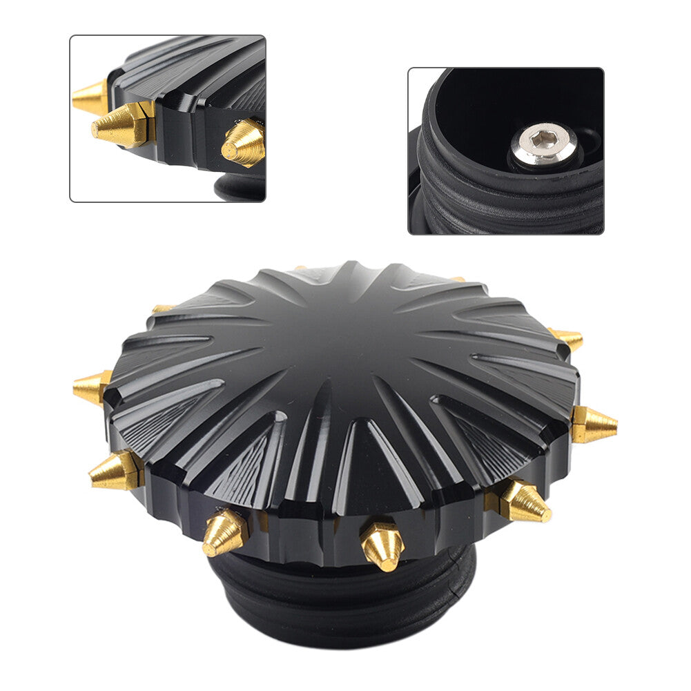 Fuel Gas Tank Oil Cap Cover Vented fit for Harley Softail XL883 1200 Road King