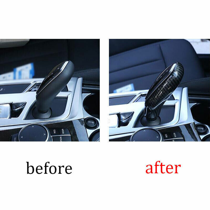 for BMW 5 Series G30 2018-2022 carbon fiber center console shift button cover