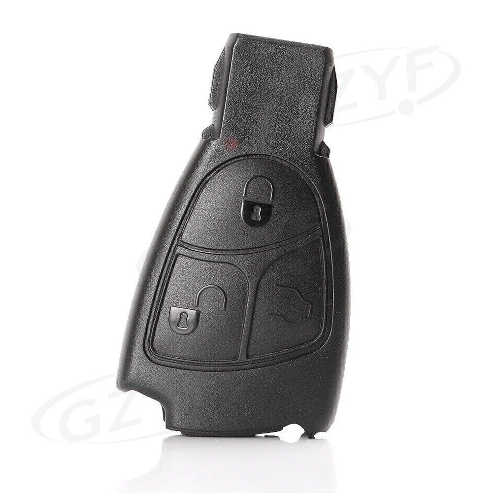 3 Button Remote Key Fob Case for Mercedes-Benz C E B S Class CL SL CLK SLK