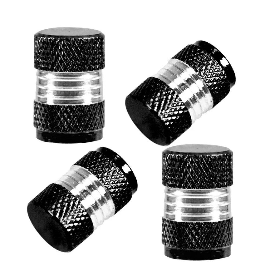 Car tire valve cover rod air dust cover dustproof silver stud suitable  for ford  4-piece set