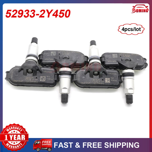 4x New Tire Pressure Sensor 52933-2Y450 Fit for Hyundai i40 ix35 434MHz