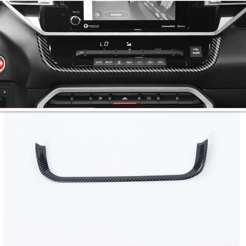 Carbon fiber center console dashboard trim suitable for Toyota Tenderra 2022 2023