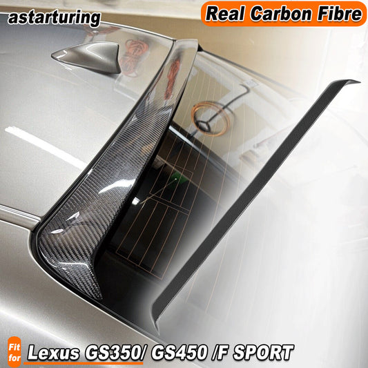 Fit for Lexus GS350/ GS450 /F SPORT 2013-2015 REAL Carbon Rear Roof Spoiler Wing