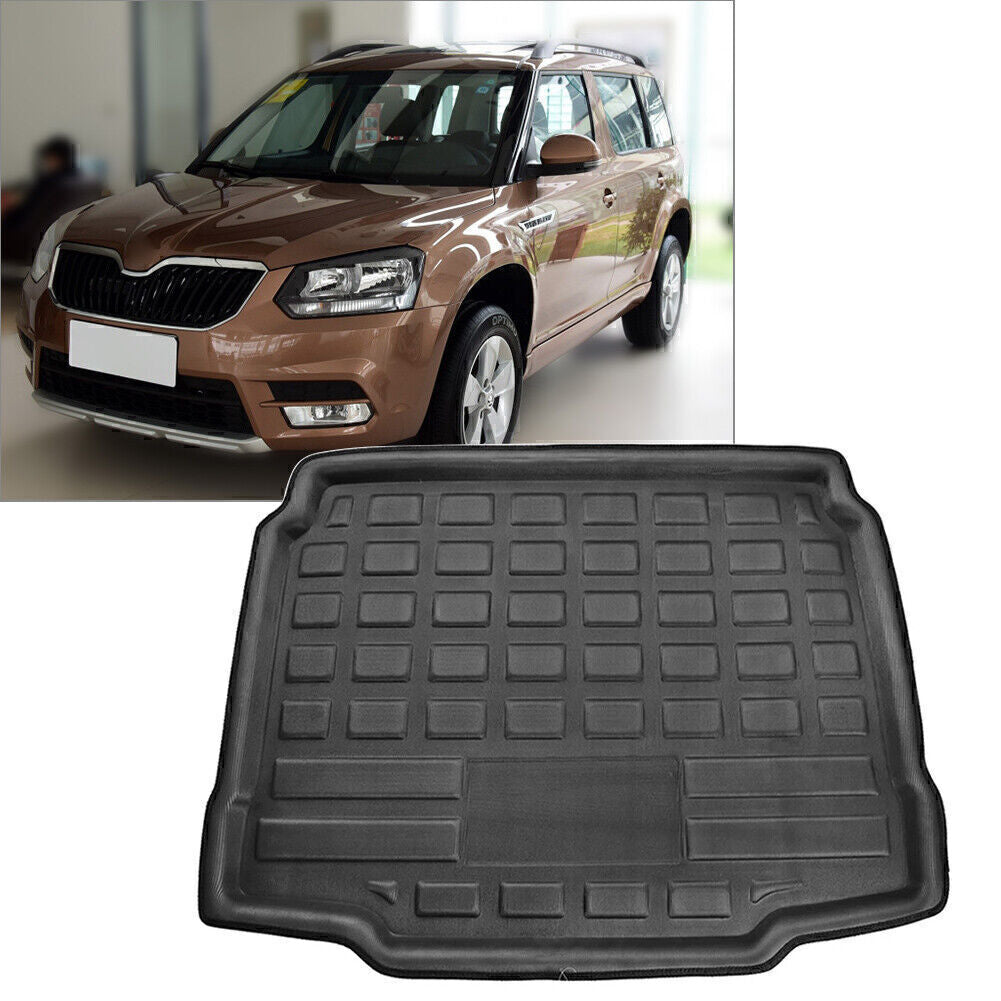 Rear Boot Cargo Liner Trunk Floor Mat Carpet Tray for Skoda Yeti 5L 2009-16 2017