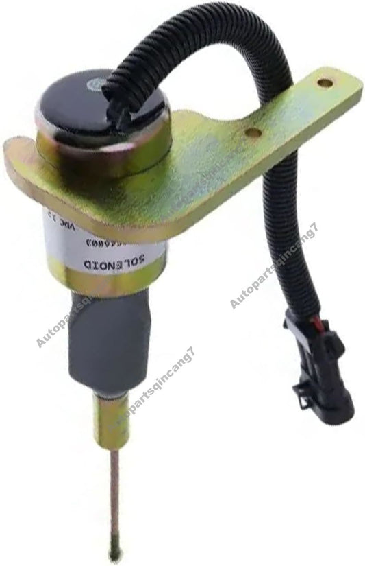 24V Fuel Stop Solenoid Valve 1823723C91 for Navistar DT466 DT466E Engine