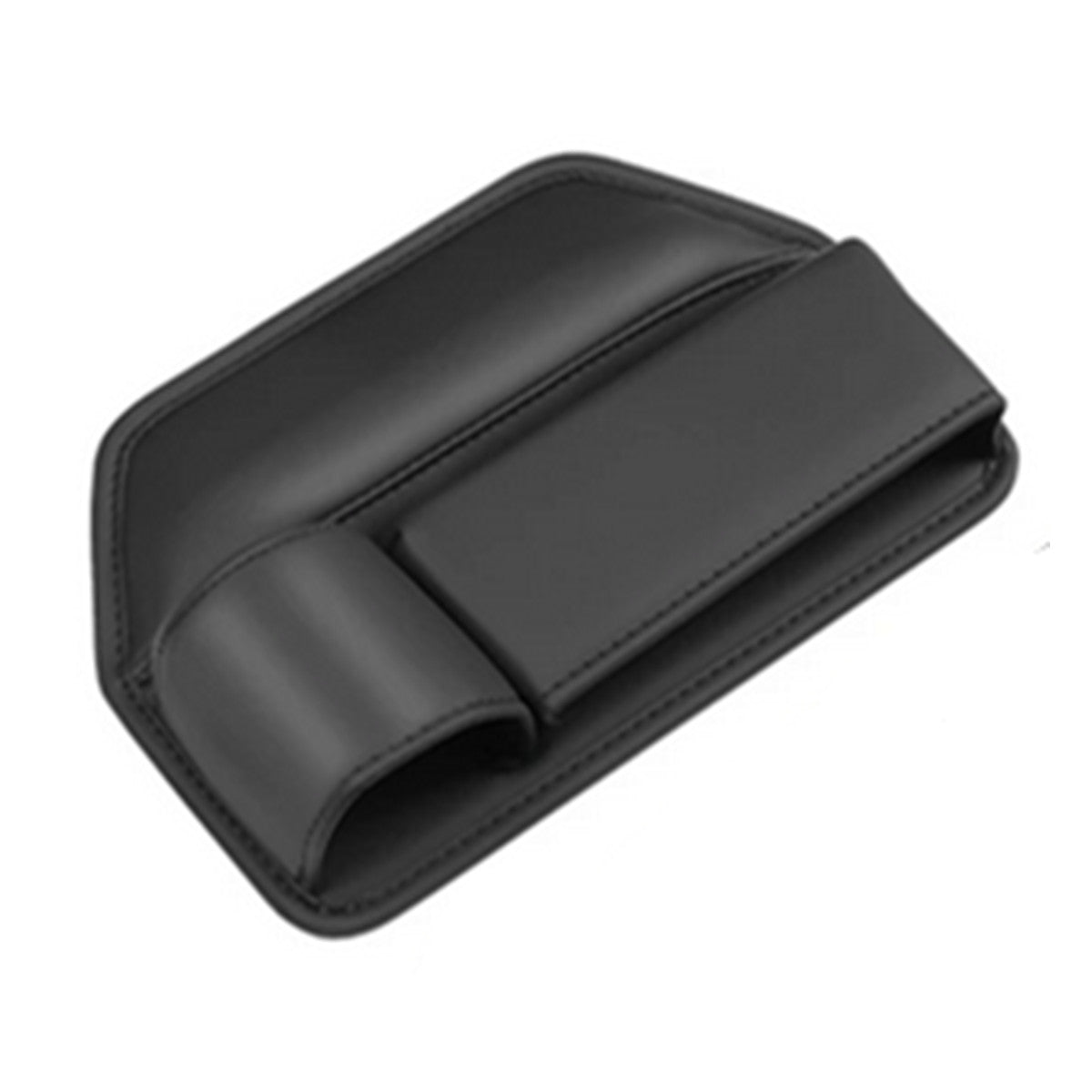 Leather Car for Seat Gap Organizer Storage Bag for Seat Leak-proof Box With Cup Holder