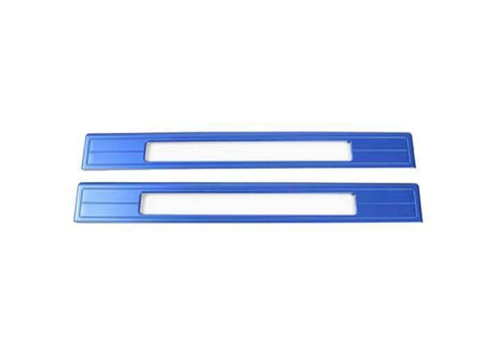 for Ford for Mustang 2015-2022 Blue Outer Door Sill Scuff Plate Cover Protector 2PCS