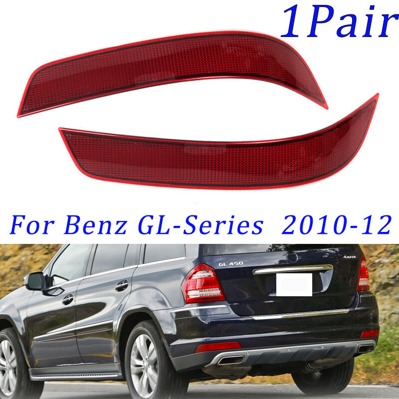 Pair Rear bumper reflector light for Mercedes-Benz GL-Series GL350GL450 2010-12